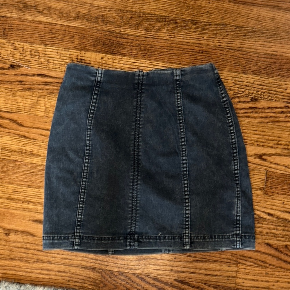 Denim Mini Skirt
